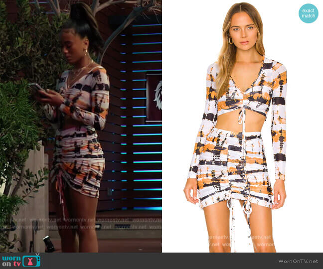 By Dyln By Dyln Penny Top worn by Keisha (Netta Walker) on All American Homecoming