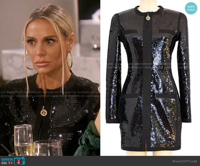 Chanel 1991 Chanel Scuba Collection Dress worn by Dorit Kemsley on The Real Housewives of Beverly Hills