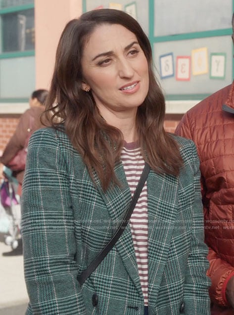 Dawn’s green plaid blazer on Girls5eva
