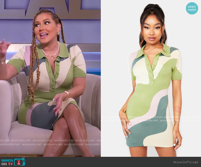 Dolls Kill Born to be Alive Mini Dress worn by Adrienne Houghton on The Real