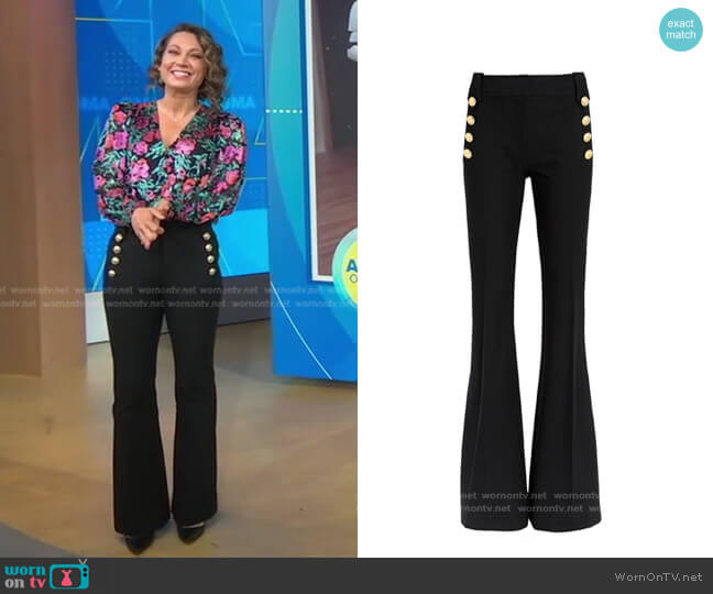 Derek Lam 10 Crosby Robertson Trousers worn by Ginger Zee on Good Morning America