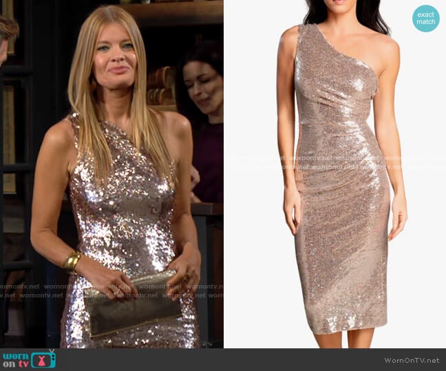 Dress the Population Martine Dress worn by Phyllis Summers (Michelle Stafford) on The Young and the Restless