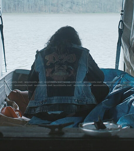 Eddie Munson’s Dio The Last In Line denim jacket on Stranger Things