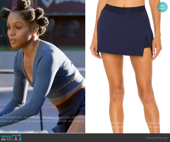 Eleven by Venus Williams Can't Stop Won't Stop Skirt worn by Simone (Geffri Hightower) on All American Homecoming