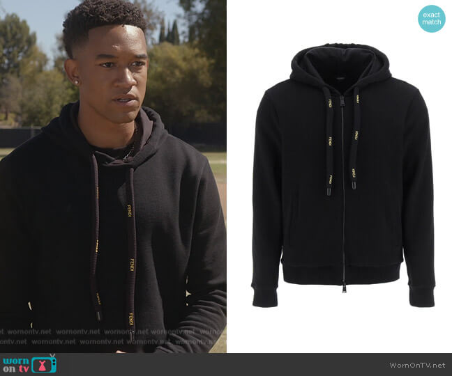 Fendi Wool and Cotton Sweatshirt worn by Damon (Peyton Alex Smith) on All American Homecoming