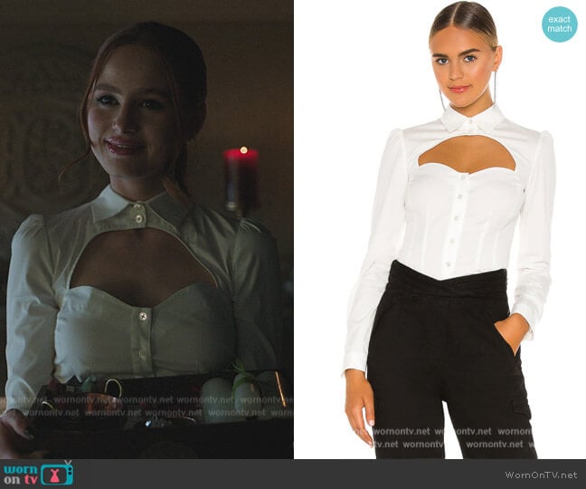 Fleur du Mal Bella Shirt worn by Cheryl Blossom (Madelaine Petsch) on Riverdale