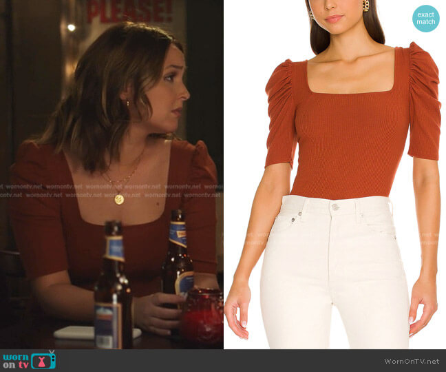 Free People Night Lily Top worn by Jo Wilson (Camilla Luddington) on Greys Anatomy