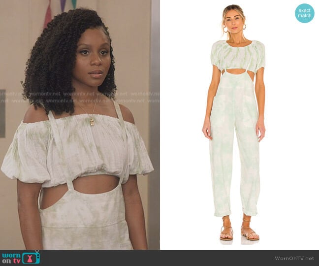 Free People Stroll In Kyoto Set worn by Simone (Geffri Hightower) on All American Homecoming