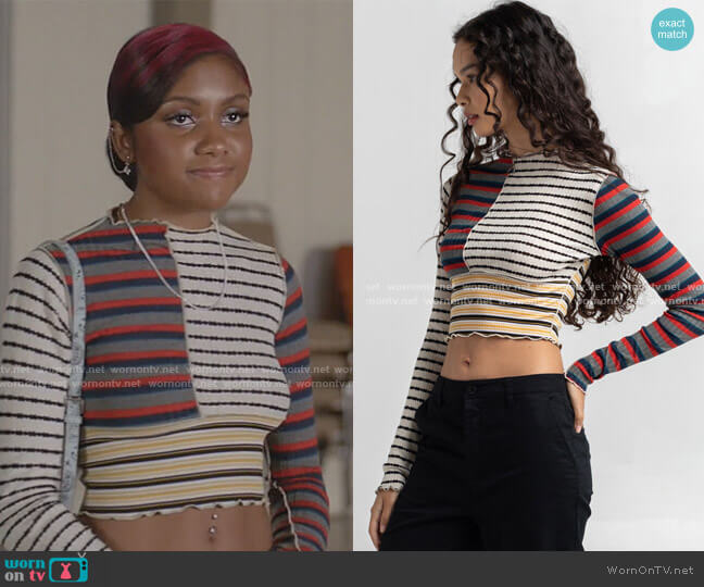 トップス AMERIxTHE MET CUT TOP Ameri（アメリ）の「AMERI×THE MET CUT TOPS（Tシャツ