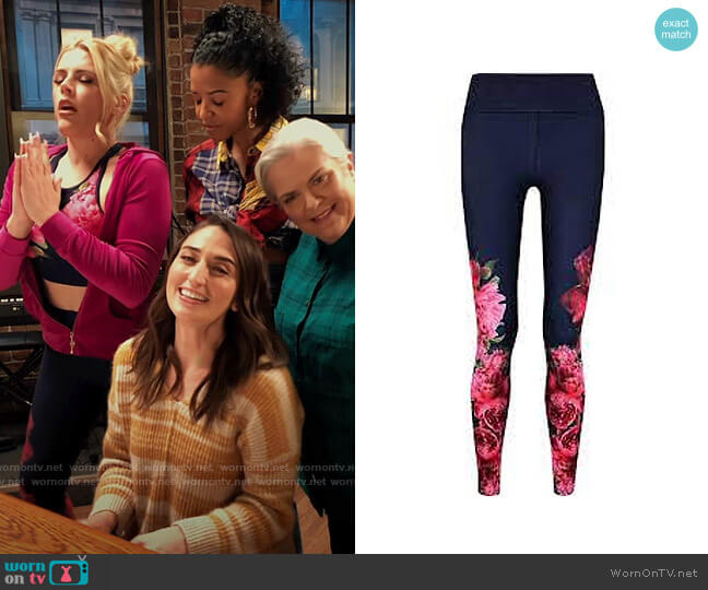 G. Label Peonies Leggings worn by Summer Dutkowsky (Busy Philipps) on Girls5eva