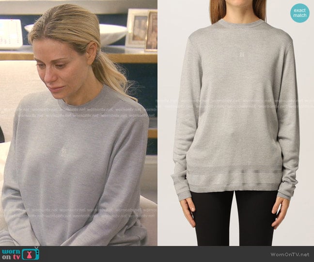 Givenchy Logo Sweatshirt worn by Dorit Kemsley on The Real Housewives of Beverly Hills