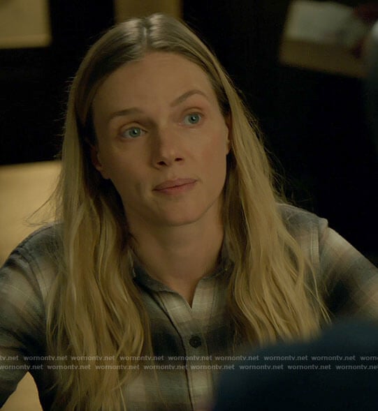 Hailey’s plaid shirt on Chicago PD