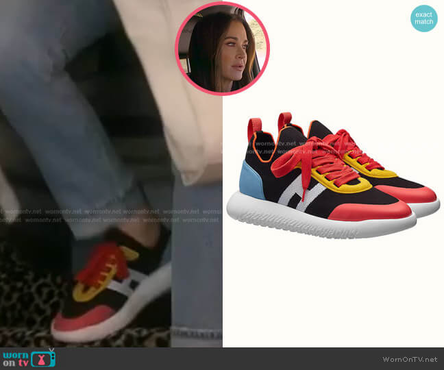 Hermes Colorblock High End Sneaker worn by Kyle Richards on The Real Housewives of Beverly Hills