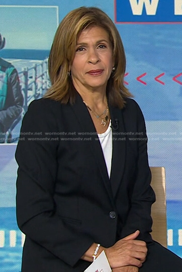 Hoda’s black blazer on Today