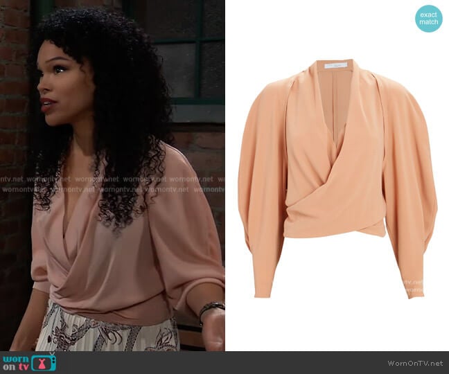 Iro Gasco Top worn by Portia Robinson (Brook Kerr) on General Hospital