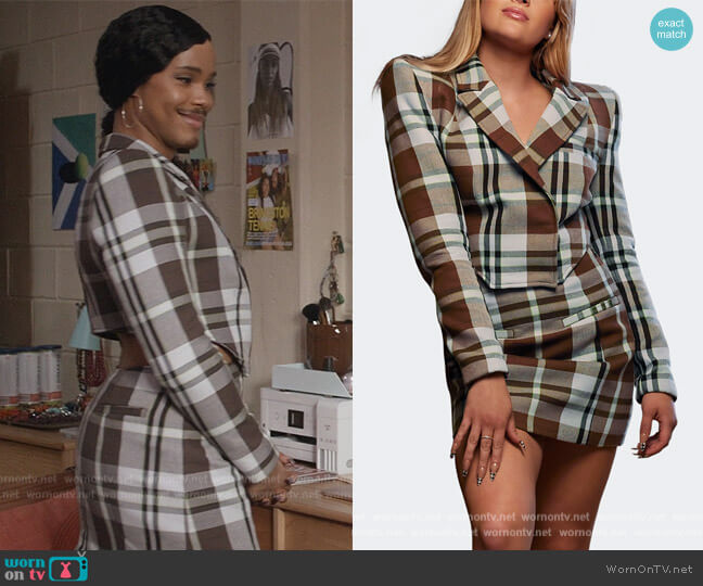 Adidas Ivy Park x Womens Dress worn by Nathanial Hardin (Rhoyle Ivy King) on All American Homecoming