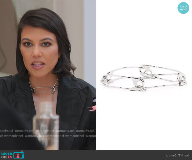 Junya Watanabe Safety-pin Choker worn by Kourtney Kardashian (Kourtney Kardashian) on The Kardashians