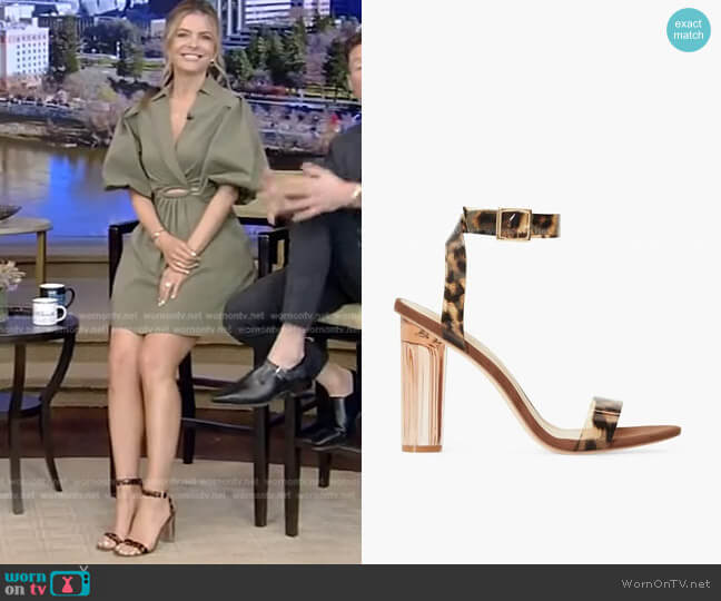 Just Fab Hanna Transparent Heeled Sandal