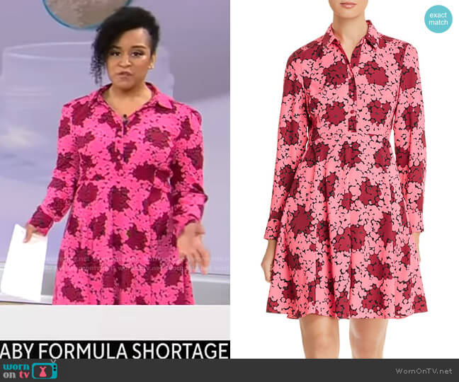 Kate Spade Bubble Dot Smocked Shirt Dress