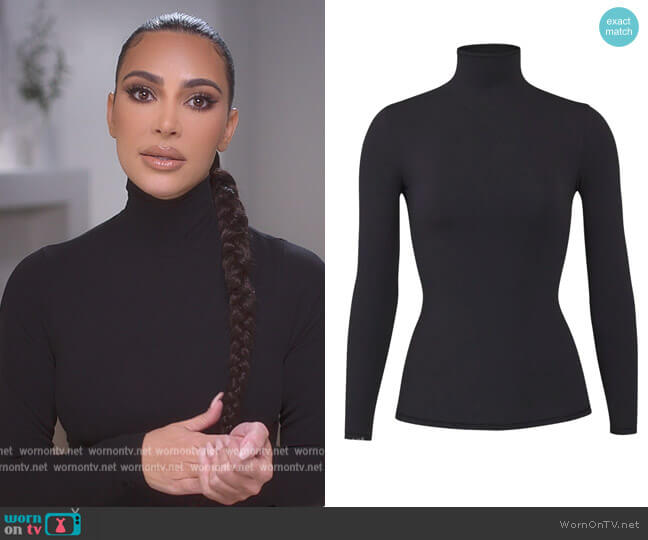 Skims Fits Every Body Top worn by Kim Kardashian (Kim Kardashian) on The Kardashians