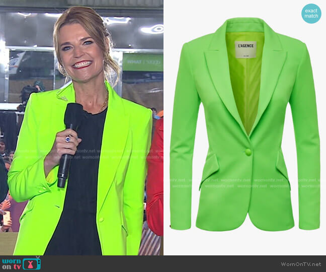 L'Agence Chamberlain Blazer worn by Savannah Guthrie on Today