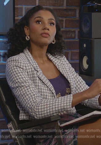 Layla’s cropped blazer on All American
