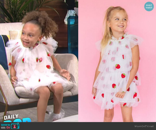 Lola and The Boys Strawberry Tulle Dress