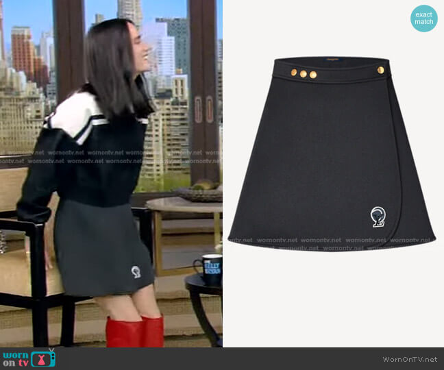 Louis Vuitton Double Jersey Mini Wrap Skirt