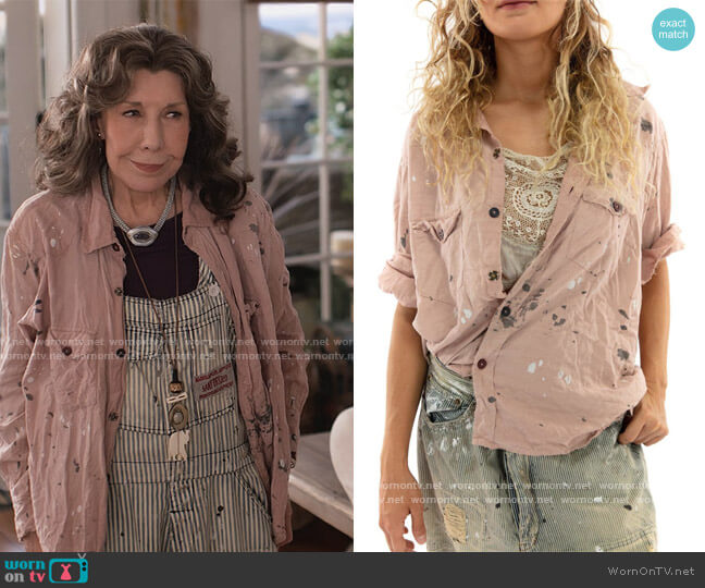 Magnolia Pearl Kelly Shirt worn by Grace (Jane Fonda) on Grace and Frankie