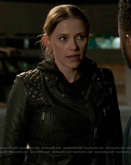 Milena’s leather jacket on Chicago Med