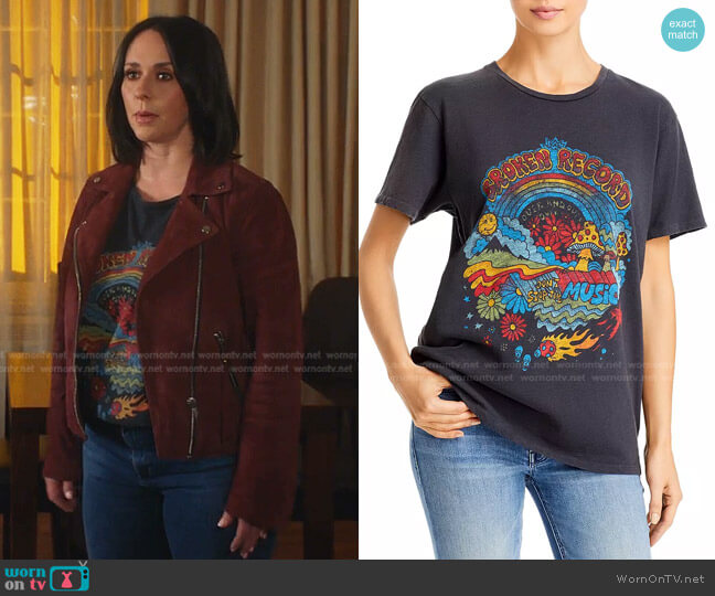 Mother The Rowdy Graphic Tee worn by Maddie Kendall (Jennifer Love Hewitt) on 9-1-1