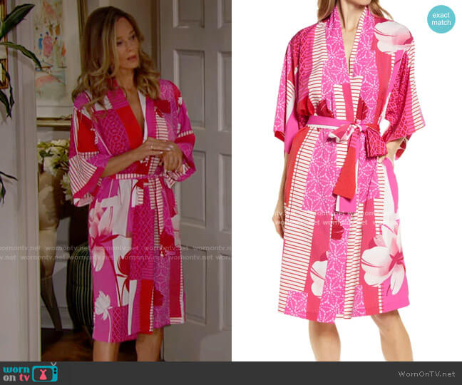 Natori Kabuki Robe worn by Donna Logan (Jennifer Gareis) on The Bold and the Beautiful