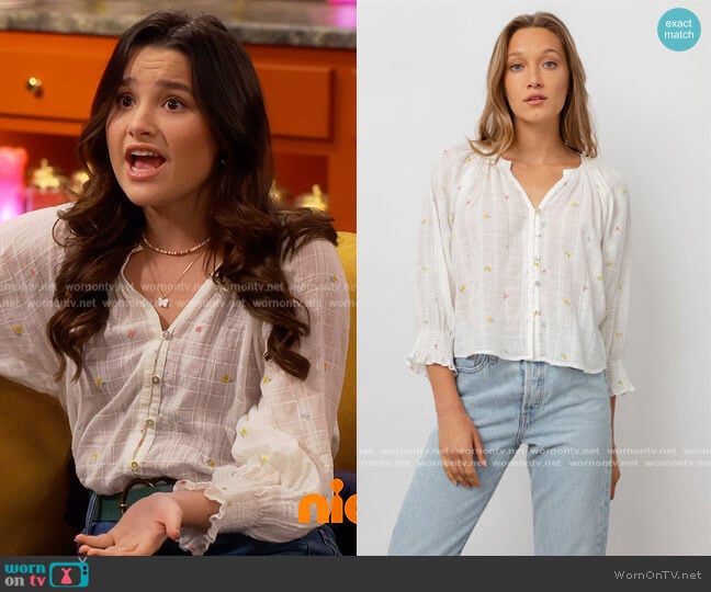 Rails Mariah Top worn by Lex (Jules LeBlanc) on Side Hustle
