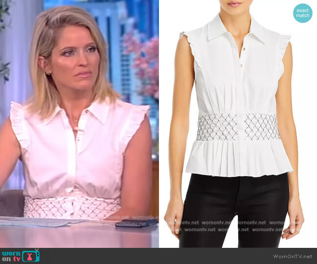 Ramy Brook Andrea Top worn by Sara Haines on The View