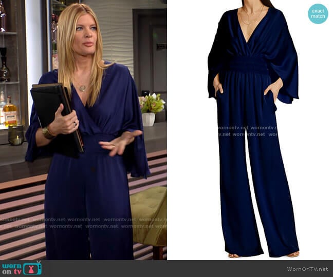 Ramy Brook Cheri Jumpsuit worn by Phyllis Summers (Michelle Stafford) on The Young and the Restless