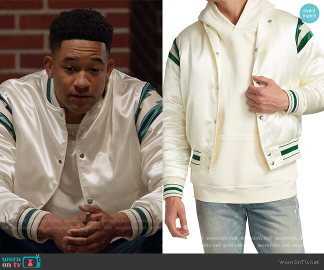 Rhude Polyester Puffer Jacket worn by Damon (Peyton Alex Smith) on All American Homecoming