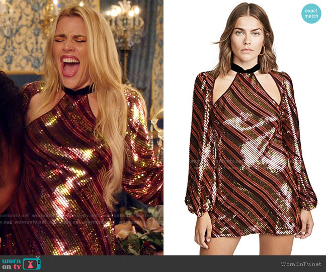 Rixo Harriet Dress worn by Summer Dutkowsky (Busy Philipps) on Girls5eva