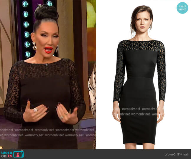 Roland Mouret Black Lace Dress