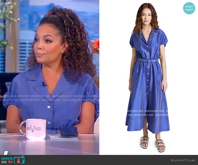 Rosie Assoulin Have The Wind at Your Back Dress worn by Sunny Hostin on The View