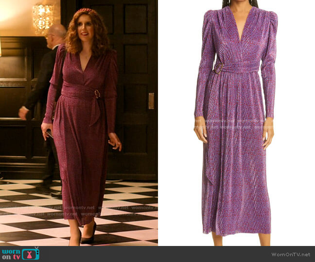 Sabina Musayev Hadar Dress worn by Joanna Gold (Vanessa Bayer) on I Love That For You