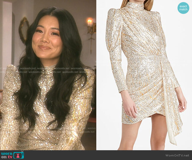 Saylor Bianca Dress worn by Crystal Kung Minkoff on The Real Housewives of Beverly Hills