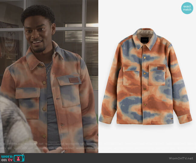 Scotch and Soda Orange Jacket worn by Marcus Turner (Cory Hardrict) on All American Homecoming