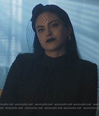 Veronica’s black tweed jacket on Riverdale