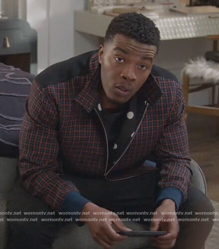 Spencer’s plaid jacket on All American