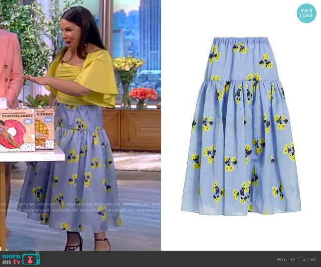 Tanya Taylor Lara Midi Skirt