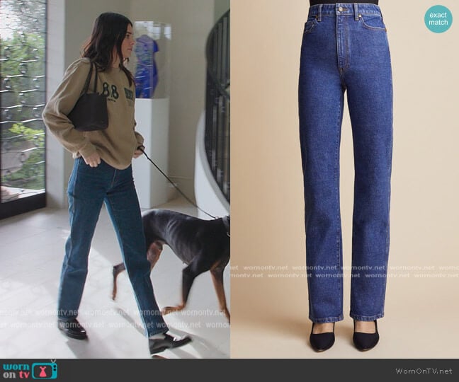 Khaite The Danielle Stretch Jean worn by Kendall Jenner (Kendall Jenner) on The Kardashians