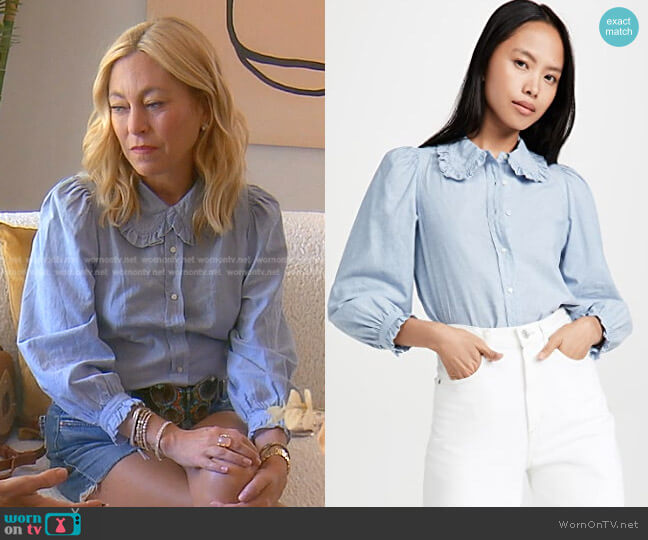 The Great The Hemmingway Top worn by Sutton Stracke on The Real Housewives of Beverly Hills