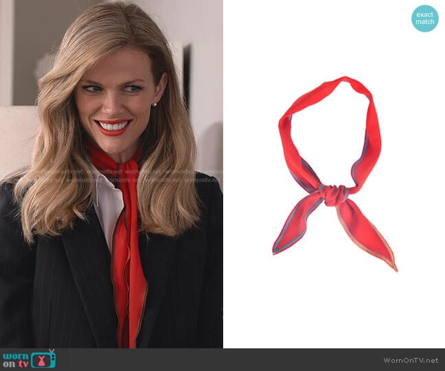 The Little Project The Dandy Scarf worn by Mallory (Brooklyn Decker) on Grace and Frankie