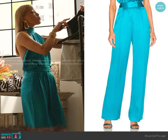 The Sei Wide Leg Trouser worn by Dominique Deveraux (Michael Michele) on Dynasty