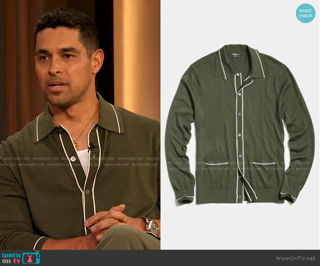 Todd Snyder Button Down Sweater Polo